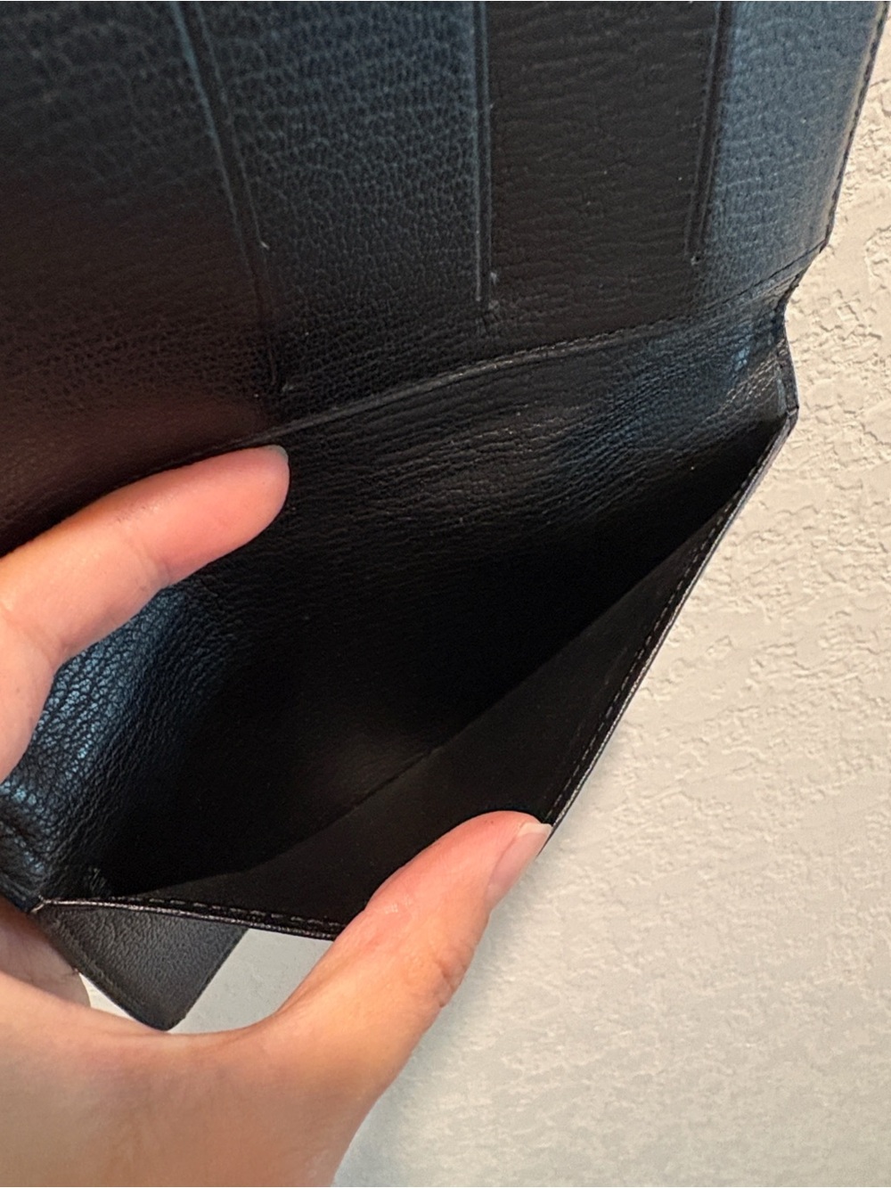 Louis Vuitton Bifold Black Leather Long Wallet - Picture 7 of 14